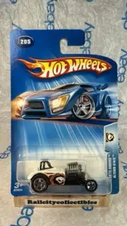 2004 Hot Wheels #205 Wastelanders ALTERED STATE White Metal-Engine w/Chrome 5 Sp
