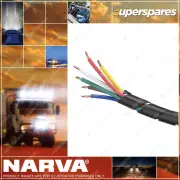 Narva Brand Black Spiral Wrap for Pipe Cable Wiring - 6mm X 10 Meters