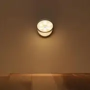 Night Light with Motion Sensor, Human Body Sensor & Indoor Brightness Sensor, 360 ° Rotating Magnetic LED Light, USB Rechargeable Light for Corridor, Bedroom Staircase Light, Bulb Color