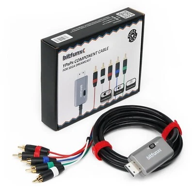 Dreamcast Component Cable Adapter - Supports RGBS/VGA to Component Video (3R....
