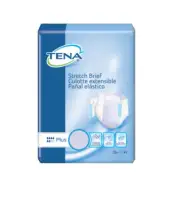 TENA Stretch Plus Tab Closure Brief Medium 33-52in Moderate Absorbency - 36/Pack