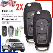 2 PCS 2022 - 2022 Ford Maverick Keyless Remote Flip Key Fob