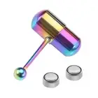 Vibrating Tongue Ring Bar Stainless Punk Women Men Stud Body Piercing Jewelry