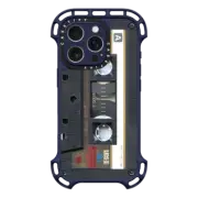 iPhone 16 Pro Ultra Bounce Case MagSafe Compatible Cassette Gold