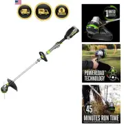 String Trimmer Battery Powered 15 Inch Weeds Grass Edger with POWERLOAD
