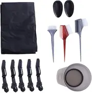 Set Hair Color Kit Hair Dyeing Bowl Hair Dyeing Cap Salon Bowl Muffs Hair Tinting Brush Hair Dye Shawl Hair Dye Kit Hair Coloring Salon Supplies Hair Dye Tool Plastic