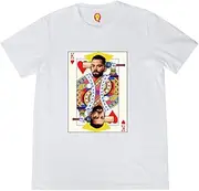 [Quirkipedia] King Kohli Card Cricket Mens Tshirts, White, 40