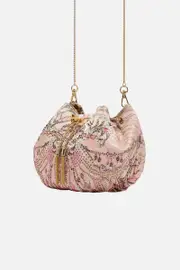 DRAWSTRING POUCH WITH CHAIN STRAP STARSHIP SISTAS