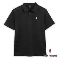 在飛比找momo購物網優惠-【Hush Puppies】男裝 POLO衫 品牌英文立體鋼