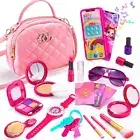 Toddler Purse for Little Girls, Pretend Play Makeup Kits for Girl Toys Age 4-...