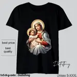 KATUN VIRGIN MARY AND JESUS 精神 T 恤 100 棉 COMBED30S PREMIUM 基