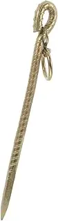 Mobestech Ground Nail Teepee Tent Dog Tie Out Ground Anchors Ground Stakes Dog Stake and Cable Loid Forger Cosplay Dog Stakes for Outside Large Dog Chain Earrings for Women Tarp Rebar Golden