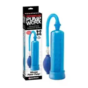 Pump Worx Silicone Power Penis Pump Blue