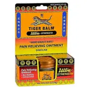 Tiger Balm Ultra Strength Sports Rub, Concentrated, 0.63 Oz
