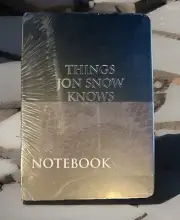 Culture fly HBO Game of Thrones Things Jon Snow Knows Hard Cover Notebook