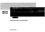 Harman Kardon HD-7425 CD Player Owners Manual