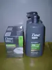 2 New Dove Men 2in1 Shampoo + Conditioner & 8 Body & Face Bars Extra Fresh Clean