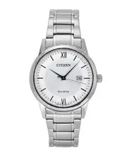 Citizen Eco-Drive Stainless Steel Silver Dial Analog AW1780-84A 30M Mens Watch