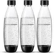[sodastream] Fused Bottles for Source, Play, Power, Spirit, Fizzi and Genesis Carbonator, 1 Litre, Pack of 3 (3 x 1 L)