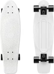 KMX Cruiser Skateboard 22" and 27", Classic Plastic Mini Cruiser Board for Beginner and Advanced Skaters, Designed for Cruising.