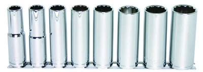 1-7408 1/2" Drive x 9-Piece Deep Socket Set
