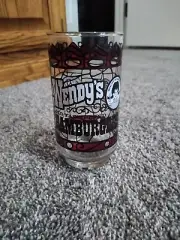 Vintage Enjoy Coca-Cola Wendy's Old Fashioned Hamburgers Drinking Glass