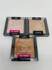 3 PACK Wet N Wild MegaGlo Highlighting Powder 319 Blossom 333 Golden 336 Awesom