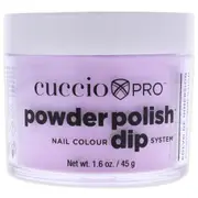 Cuccio Colour Pro Powder Polish Nail Colour Dip System - Lavender Sorbet For Women 1.6 oz Nail Powder