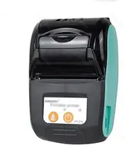 JSEIAJB Mini Thermal Printer Mini Mini Protable Printer Receipt Free app on Phone Printer(White-Dark galaxy8)