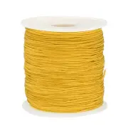 Elastic Cord Stretchy String 0.8mm 109 Yards Dark Yellow for Crafts