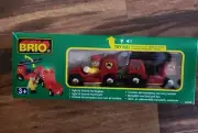 BRIO Fire Truck Engine 33542 Lights Sound Wood NEW