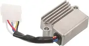 HEALEEP Motorcycle Rectifier Voltage Stabilization Tool Durable Replacement for Regulator Easy Installation Weather Resistant Casing Reliable Performance and Compatibility
