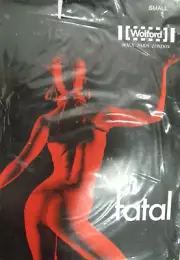 NIB • WOLFORD ~ FATAL ~ Tights • Black • 18029