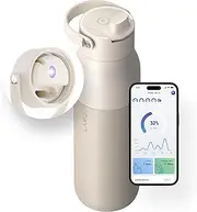 LARQ PureVis 2 Water Bottle, Mojave Dune, 1 Litre Capacity