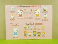 在飛比找樂天市場購物網優惠-【震撼精品百貨】Hello Kitty 凱蒂貓 卡片-家族粉