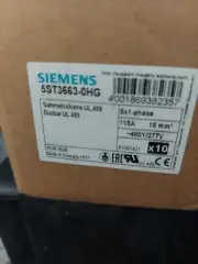 Siemens 5ST3663-0HG BUSBAR 115A 480Y/277V 6 x 1 phase NEW IN BOX 10 in Box USA