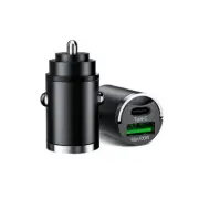 Mini Car Charger Adapter 100W USB Type C Phone QC3.0 Fast Charging Accessories (for: Mini)