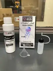 LET'S RESIN White Alcohol Ink for Resin, Alcohol Ink White Color