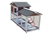 YES4PETS Double Storey XL Rabbit Hutch Guinea Pig Cat Cage Ferret Cage