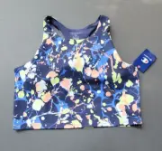 NWT Champion Womens 2X Athletic Sleeveless Crop Top Soft Touch Built in Bra