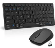 Bluetooth Keyboard and Mouse Dual-Mode Wireless Keyboard and Mouse Combo Slim