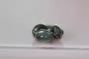 NIB PANDORA TRIPLE Grey Moonstone CABOCHON SPACER CHARM RETIRED 790564MSG Bagtag