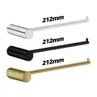 ACA 212mm Single Round Towel Rail Rack Holder Stainless Steel Chrome/Black/Gold
