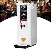 Commercial 40 Litres Hot Water Boiler, 40l Autofill Stainless Steel Tea, Coffee Making Water Heater, Digital Control Panel/Auto Temperature Control, Non Drip Tap- Catering Hot Tea Urn