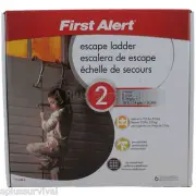 2 Story Fire Ladder 13 Foot Tangle Free Easy to Use Camping Hunting Survival