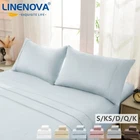 100% Cotton Sheet Sets Flat Fitted Sheet Pillowcase Single/KS/D/Queen King Bed