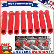 8Pcs 2500° Spark Plug Wire Boots Heat Shield Protector Sleeve Cover For SBC BBC (for: Honda)