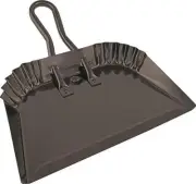 NEW MINTCRAFT DL-5004 BLACK HEAVY DUTY 12 INCH STEEL OPEN DUST PAN 4670410