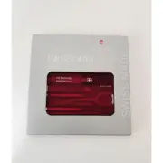 Victorinox Swiss Card Classic Lite Rubin Transparent Tool From Japan Unused New
