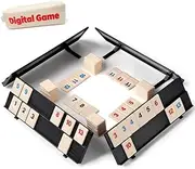 EverVanz Rummikub Compact Travel Edition, Travel Game from 6 Years, Board Game for 2 to 4 Players e02